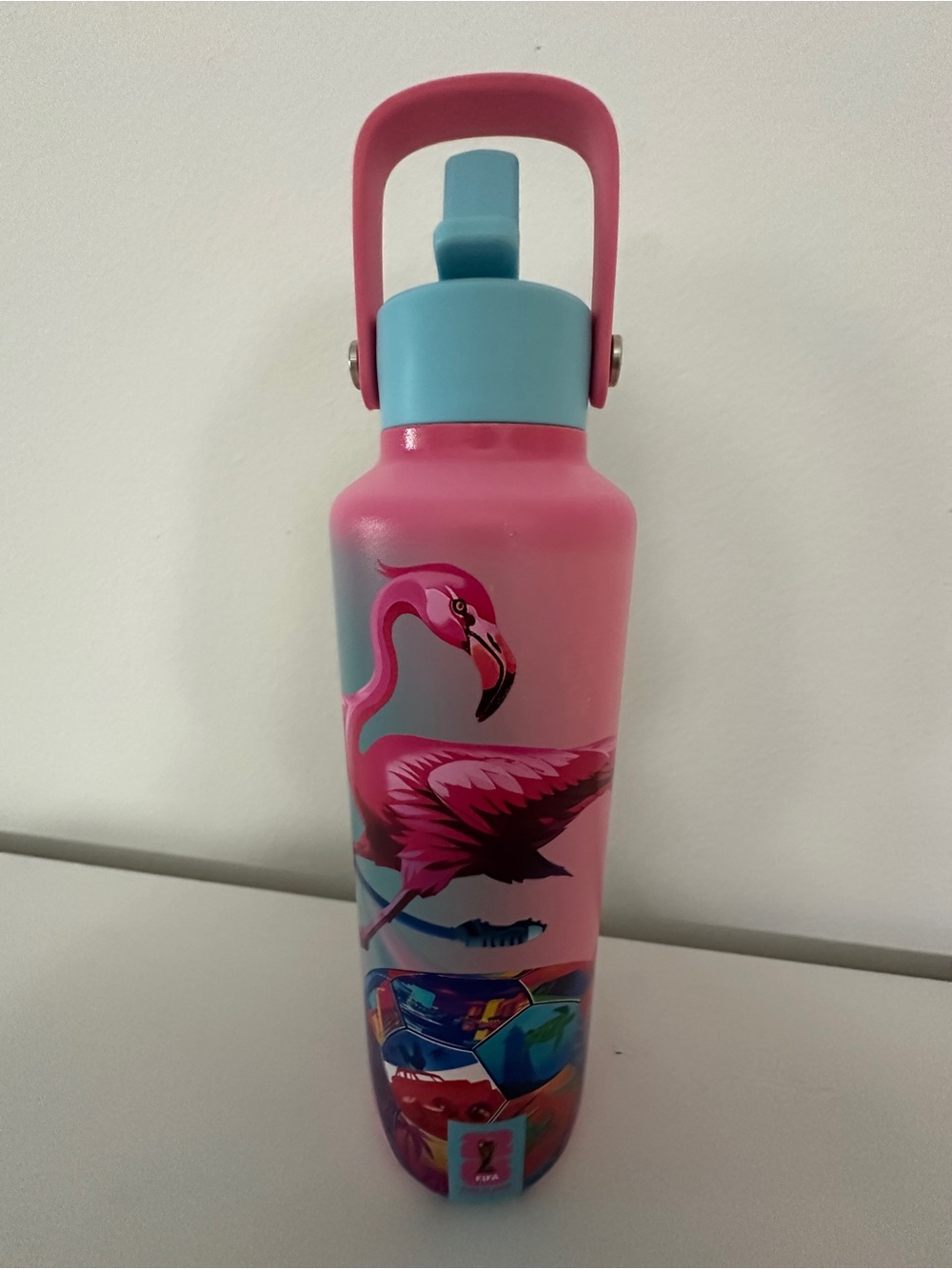 USA Soccer World Cup 2026 Miami Flamingo Stainless Steel Water Bottle Thermo